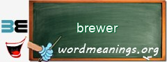 WordMeaning blackboard for brewer